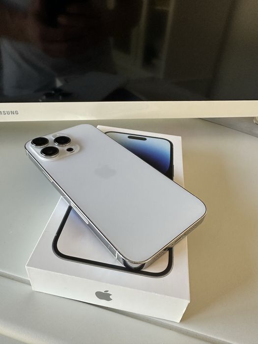 iphone 14 pro max silver second hand si noi de vanzare • Anunturi