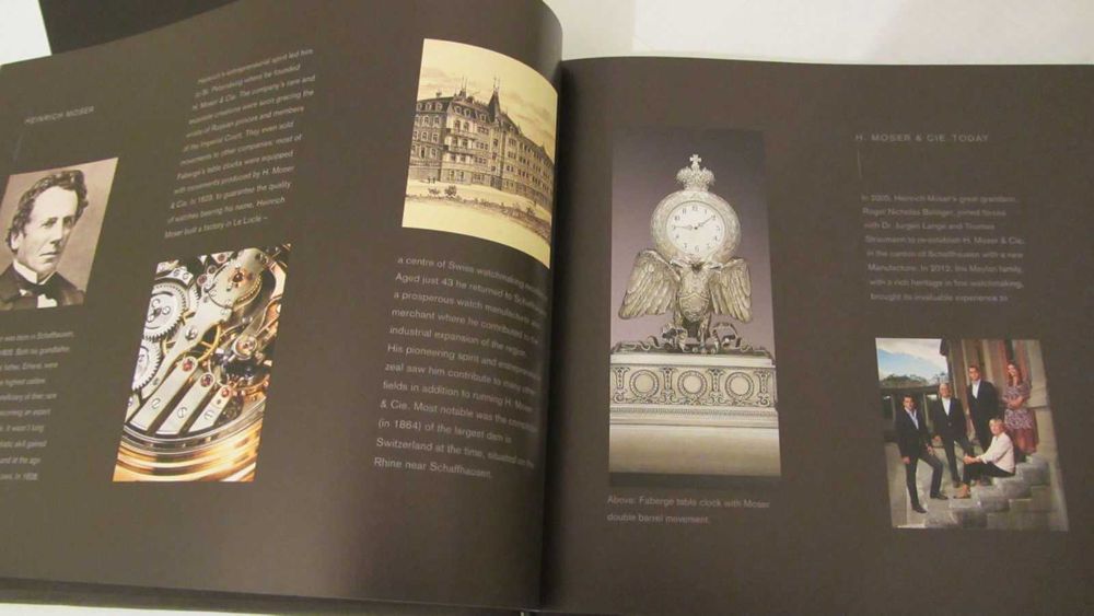 Catalog ceasuri Moser & Cie engleza Nou!