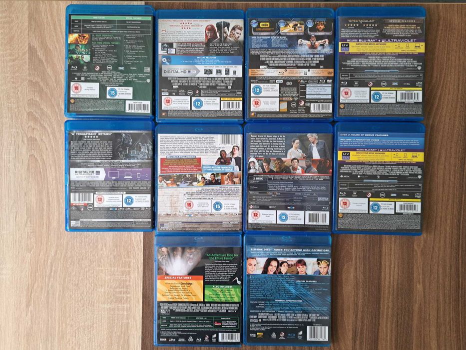 Комплект 10 BluRay филма - Без БГ субтитри