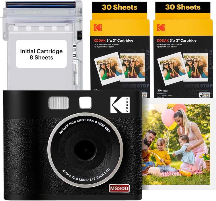 Инстантен фотоапарат и принтер KODAK Mini Shot 3 ERA (Нов)