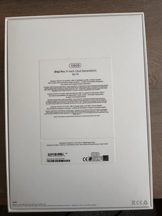 IPad Pro 11 - inch ( 2nd Generation ) Wi-Fi 128 GB