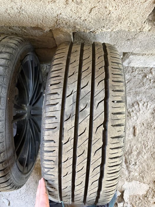 Jante cu anvelope bmw seria 1  doua sunt 225/40r18 si doua 215/40r18 , jantele sunt la fel