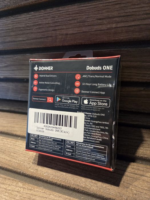 Căști Wireless Donner Dobuds ONE ANC, Bluetooth 5.2, 32h Autonomie, Noi Sigilate