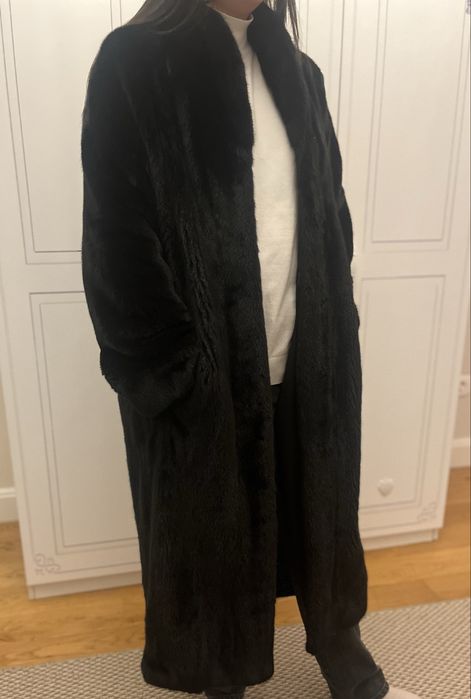 Шуба blackglama черный бриллиант
