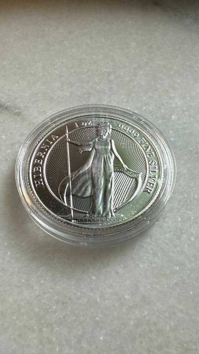 Monedă argint 1 oz uncie Tokelau 2022 $2 Hibernia, capsulă, lingou
