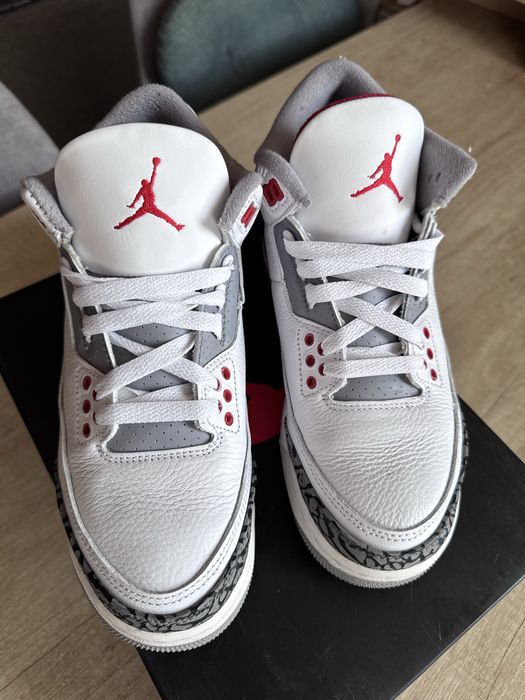 Air Jordan 3 Retro (GS) – White / Fire Red / Black