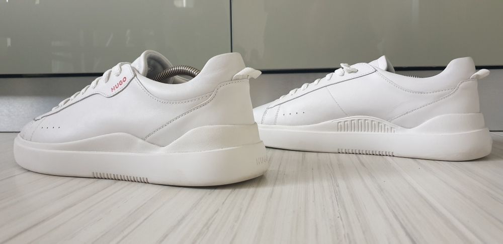 Hugo Boss HUGO Leather 42/26.5 - 27 см ОРИГИНАЛ Мъжки кец от ест. кожа