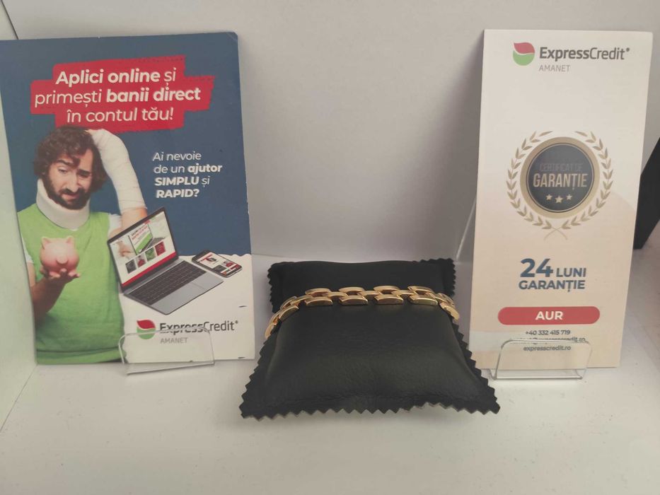 Bratara aur 8 K, 15.80 gr. (Ag.39 Gara 2 / b17005.1) Garantie 2 Ani!