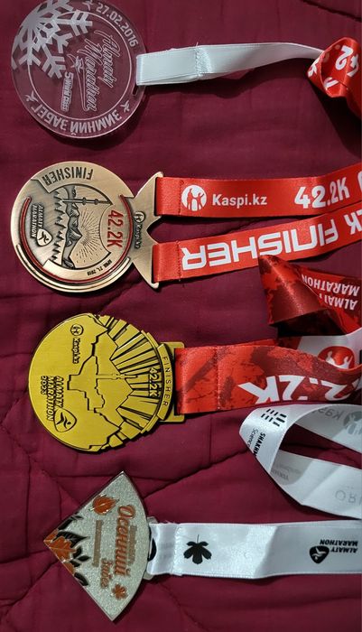 Медаль Алматы марафон