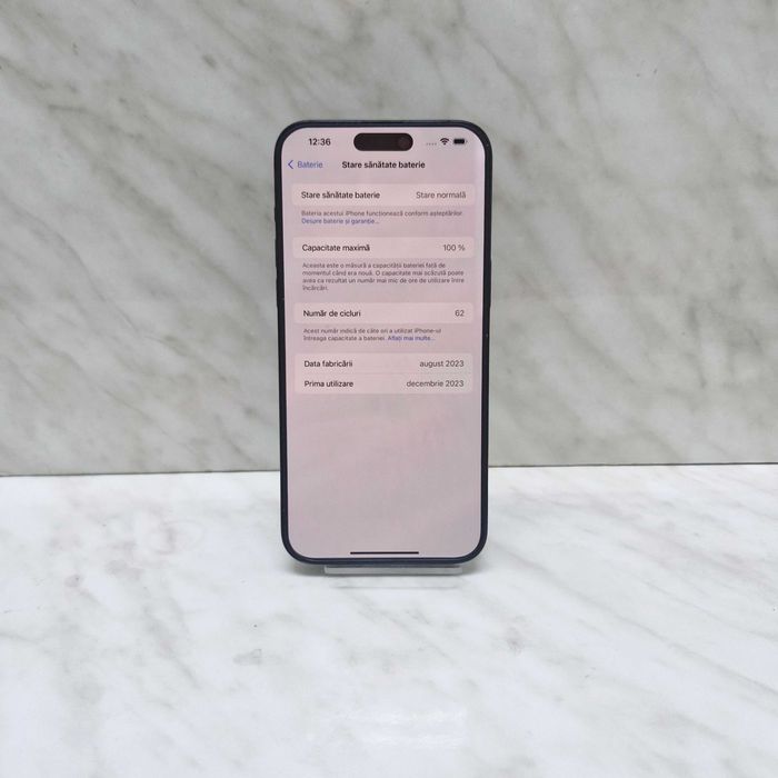 iPhone 15 Pro Max 256GB, 100% Baterie Zeus Amanet Militari 33262