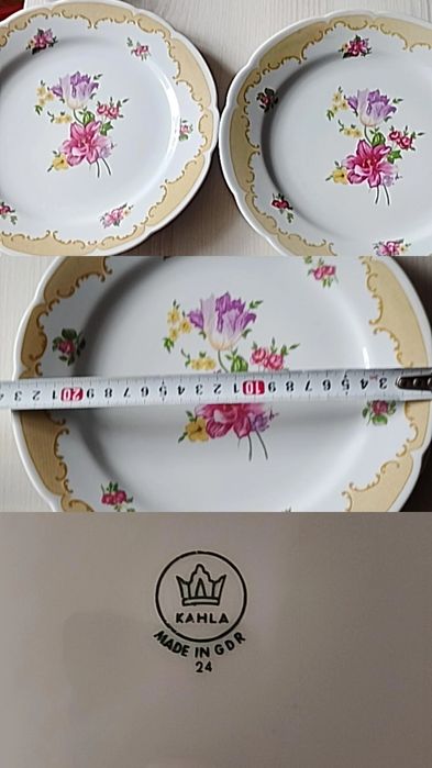 Советские винтажные тарелки