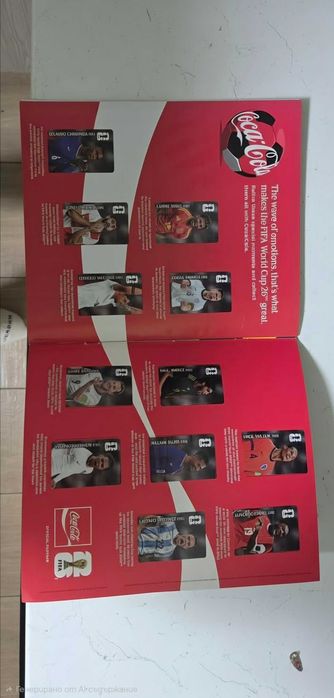 Продавам ПЪЛЕН албум (колекция) Coca-Cola FIFA World Cup 2026 – Всички 12 стикера!