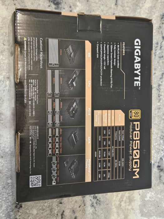 Sursa calculator 850W GOLD (PC Power Supply) Gigabyte