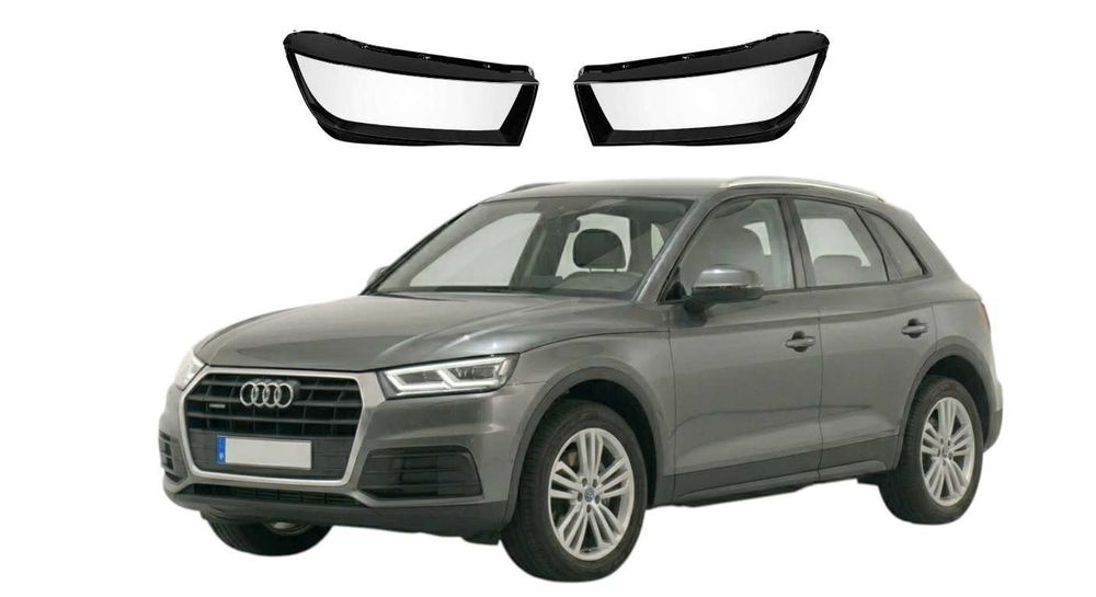 Стъкла за фар Audi Q5 FY 2017-2020, Капаци за фарове Audi Q5 FY