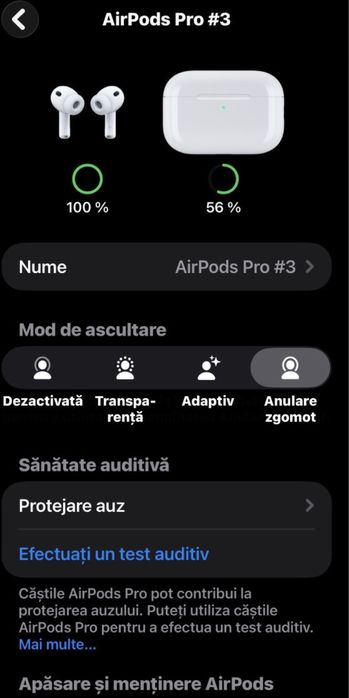 Airpods Pro 3 Noi cu Noice cancelling