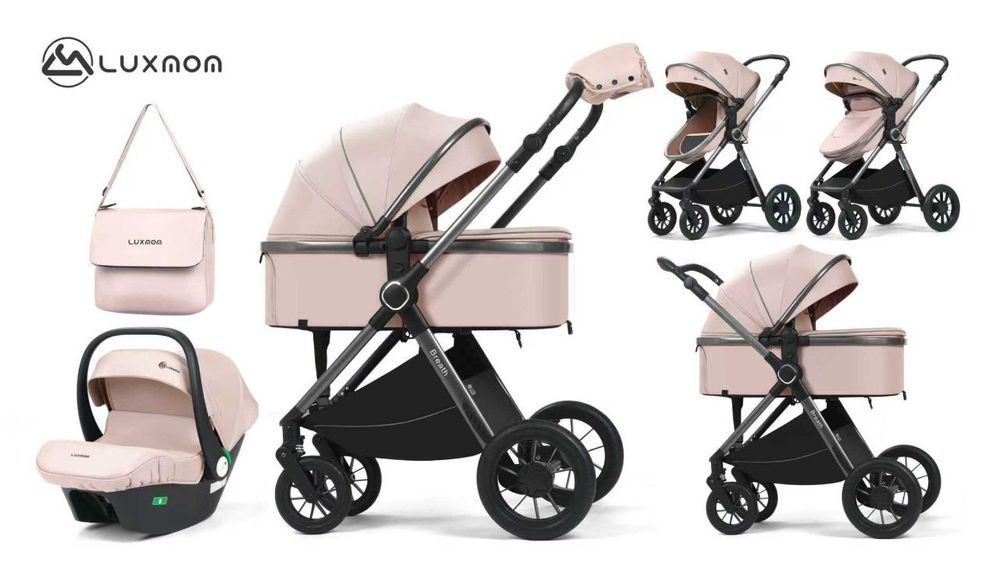 Luxmom A4 2 В 1 - компактная и легкая складная коляска - траснформер