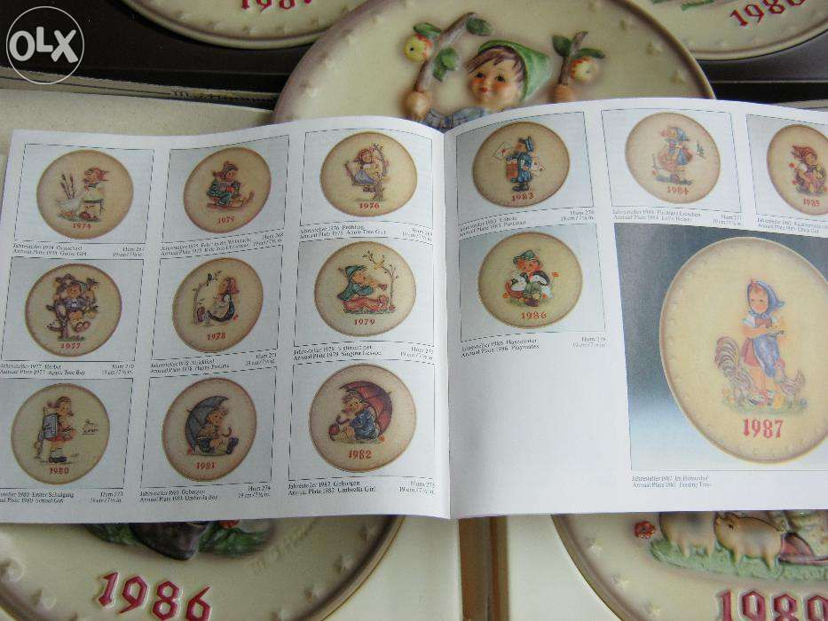 LOT farfurii portelan de colectie "GOEBEL".