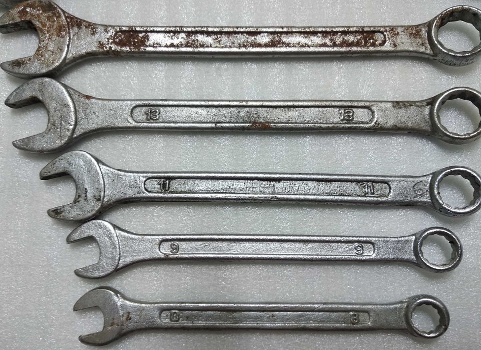Набор комбинированных гаечных ключей, цена за все