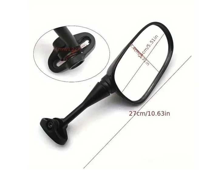 Огледала за мотор, 2бр., 10см