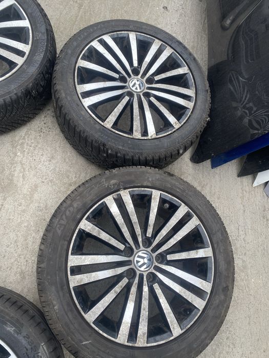 Jante R17 Volkswagen +rezerva 225/50 R17 anvelope vara