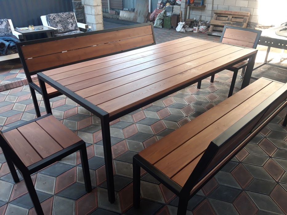 Столы, лавочки, стулья LOFT.