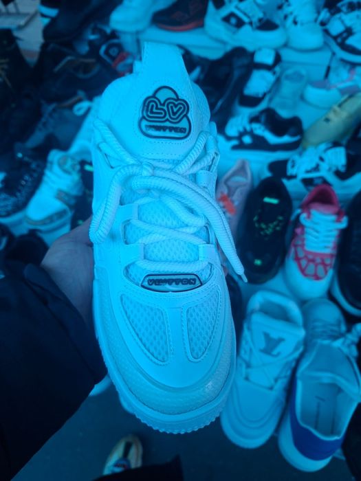 Louis vuitton skate negru și alb full calitate premium verificare cole