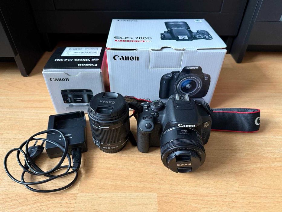 Canon EOS 700D + 18-55mm + 50mm f/1.8