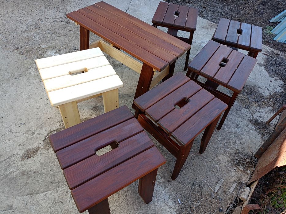 Табурет ручной работы