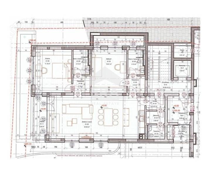 Продава се Тристаен апартамент в София, в.з. Киноцентъра - 146 кв.м за 1478 €/кв.м - Снимка #1