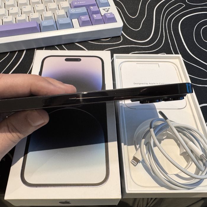 iPhone 14 Pro Max 128 ESIM коробка/документы/UZIMEI 2 слота