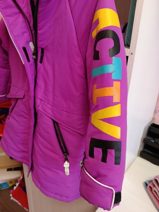 Детский пуховик в хорошем состоянии