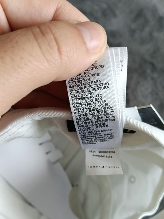 Tommy Hilfiger șapcă unisex Paris 85 alba OS noua originala