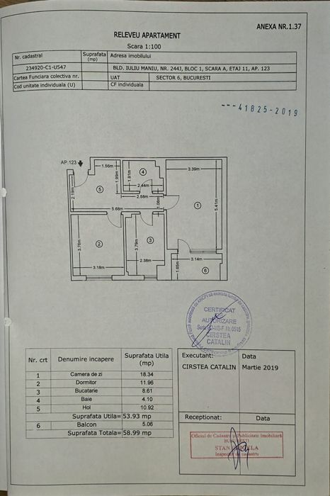 Apartament 2 camere decomandat Rotar Park 1 metrou Pacii o% comision-Proprietar