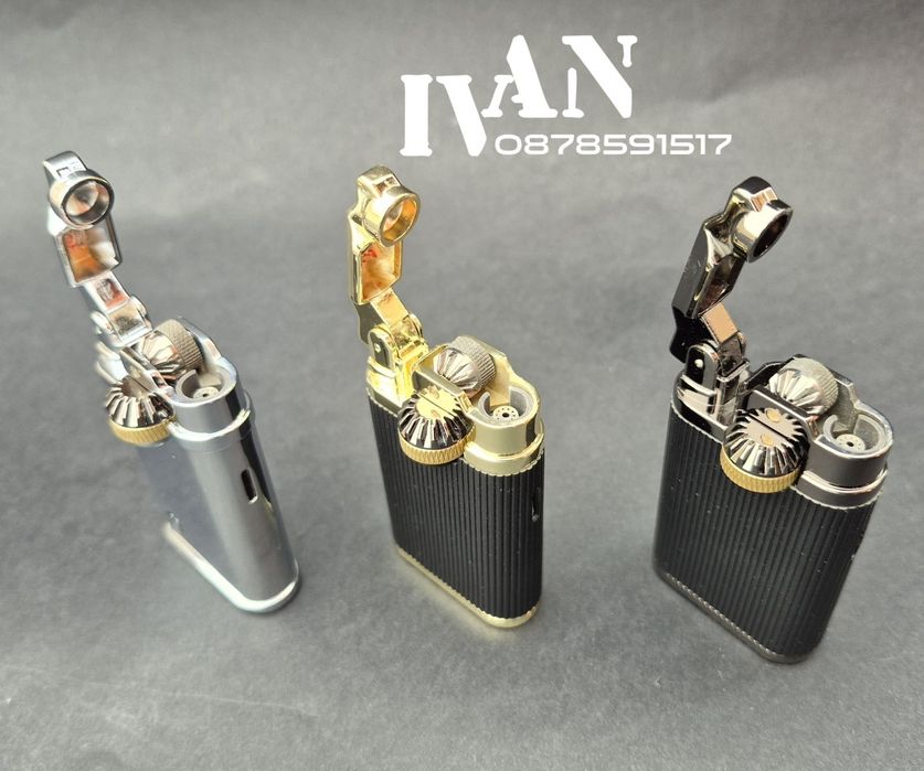 Луксозна запалка Jobon с джет-пламък (Три цвята)