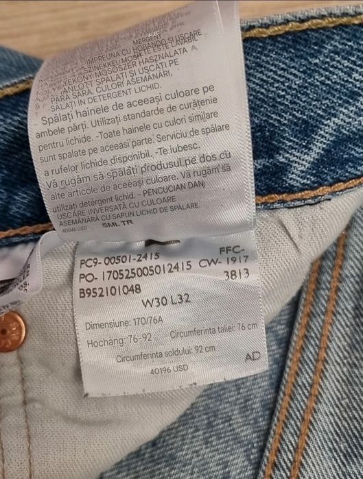 Blugi femei Levi's, mărimea M