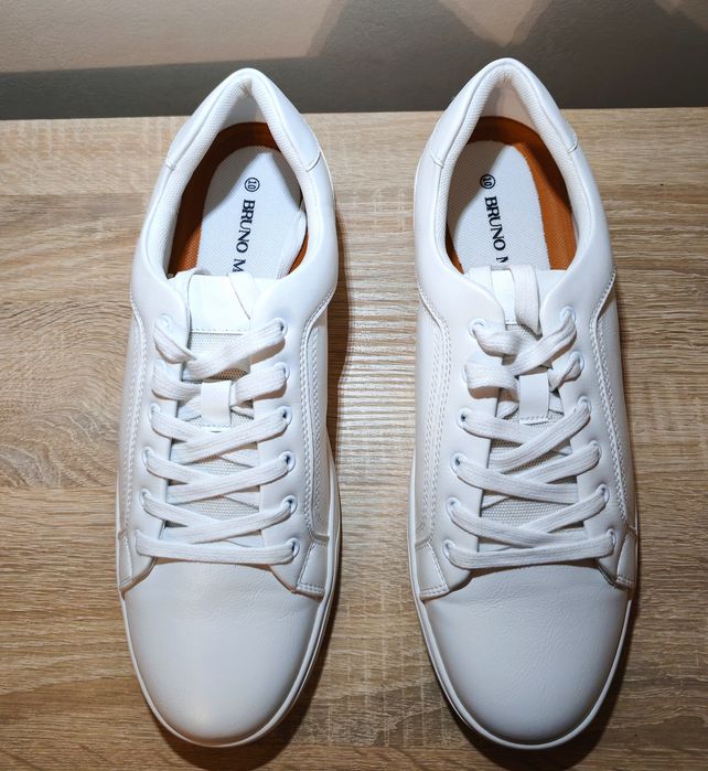 Adidasi barbati Bruno Marc albi marimea 43.5