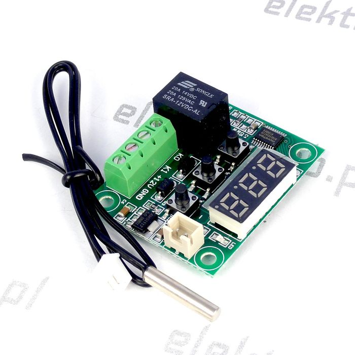 Дигитален термостат W1209 12V DC + СОНДА + КОРПУС