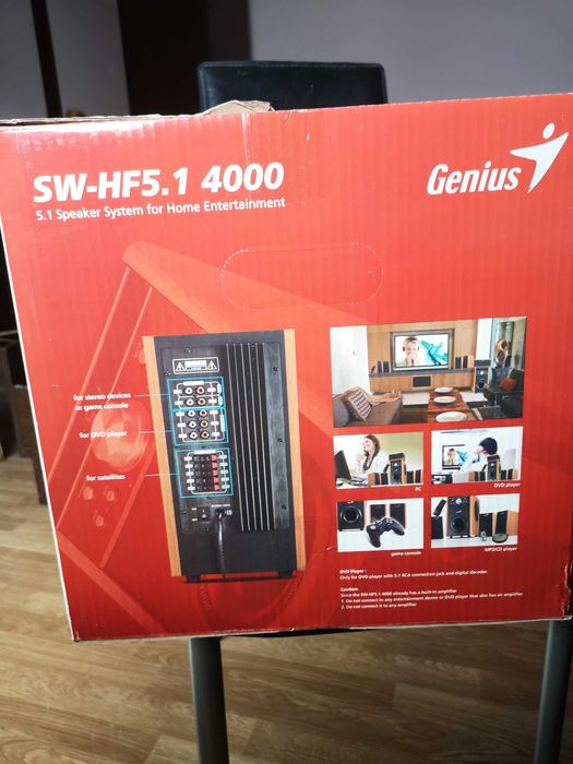 Sistem Audio Boxe Genius 5.1 SW-HF 4000, 100W