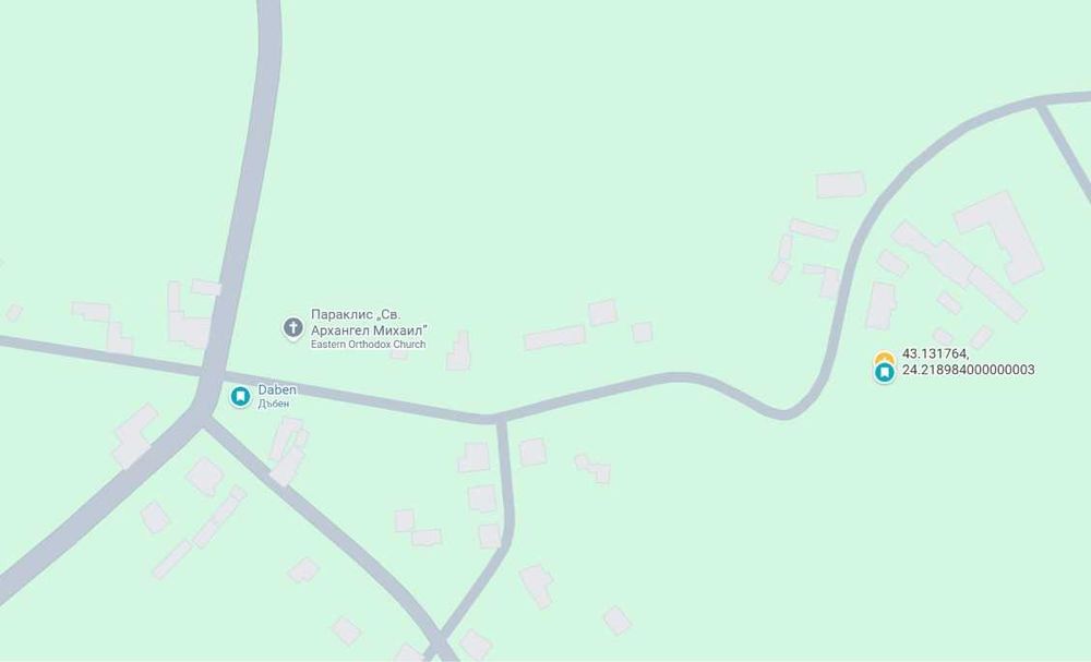 Продава се парцел в с. Дъбен, обл. Ловеч – 2,2 дка, близо до центъра