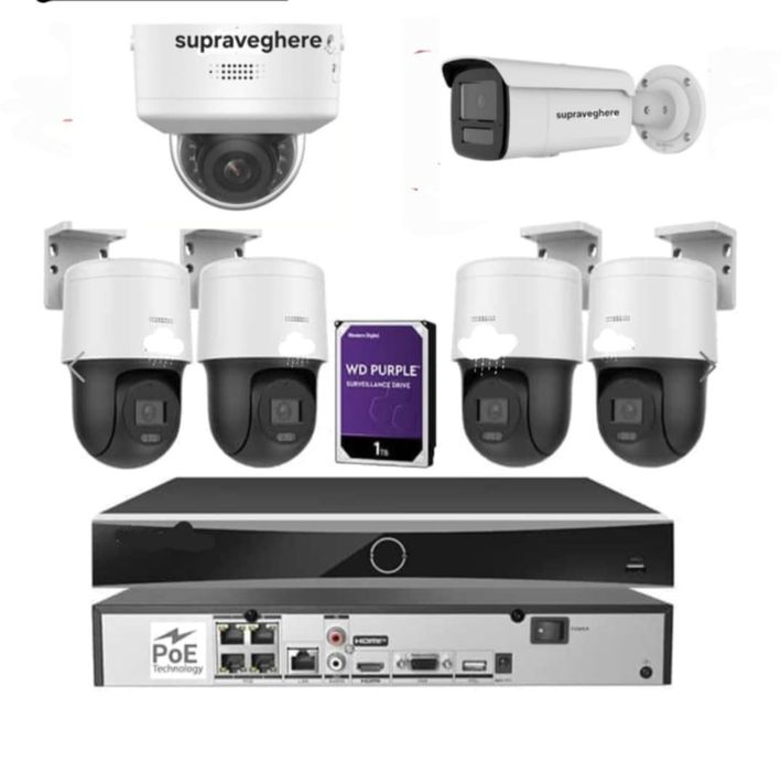 Montaj camera de supraveghere Alarma Paradox Dsc Automatizari porti.