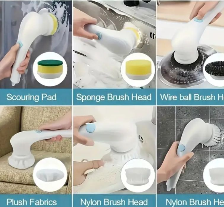 Електрическа многофункционална въртяща се четка