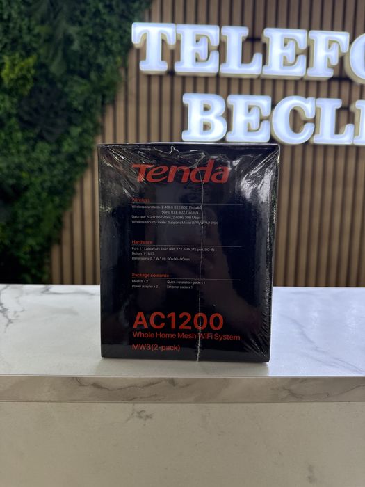 Nova Tenda AC1200 Whole Home Mesh Wifi System acoperire 200mp
