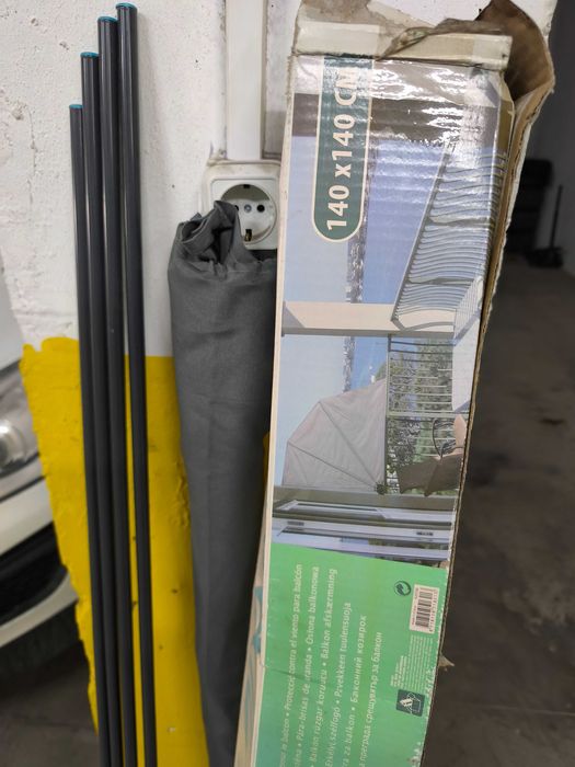 Продавам балконска преграда срещу вятъра Sun Fan 140