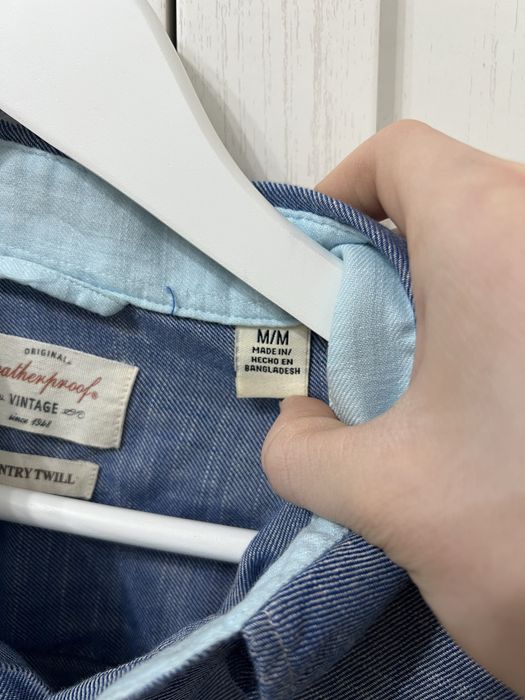 Синяя рубашка с США