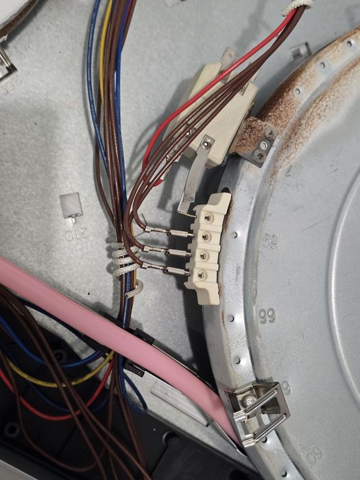 Керамичен плот за вграждане – за части (нагреватели + платки + кабели)