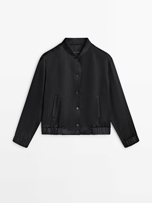 Сатенирано яке Massimo Dutti