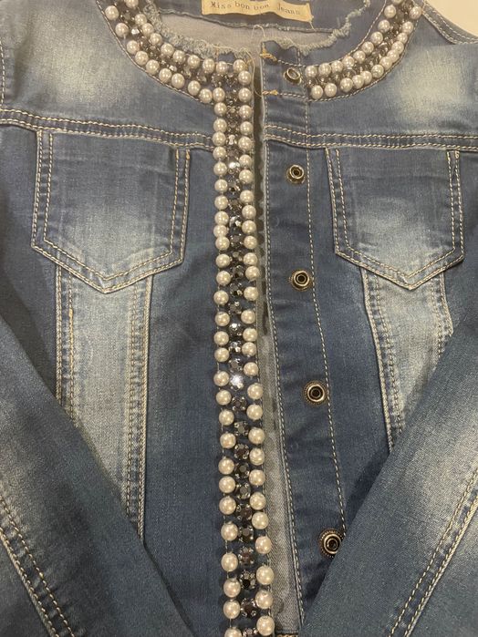 Дамско дънково яке