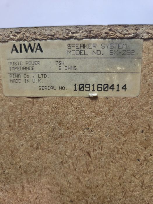 Boxe pasive Aiwa