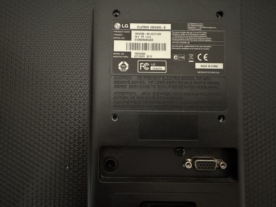 Monitor PC LG 19EN33S - B
