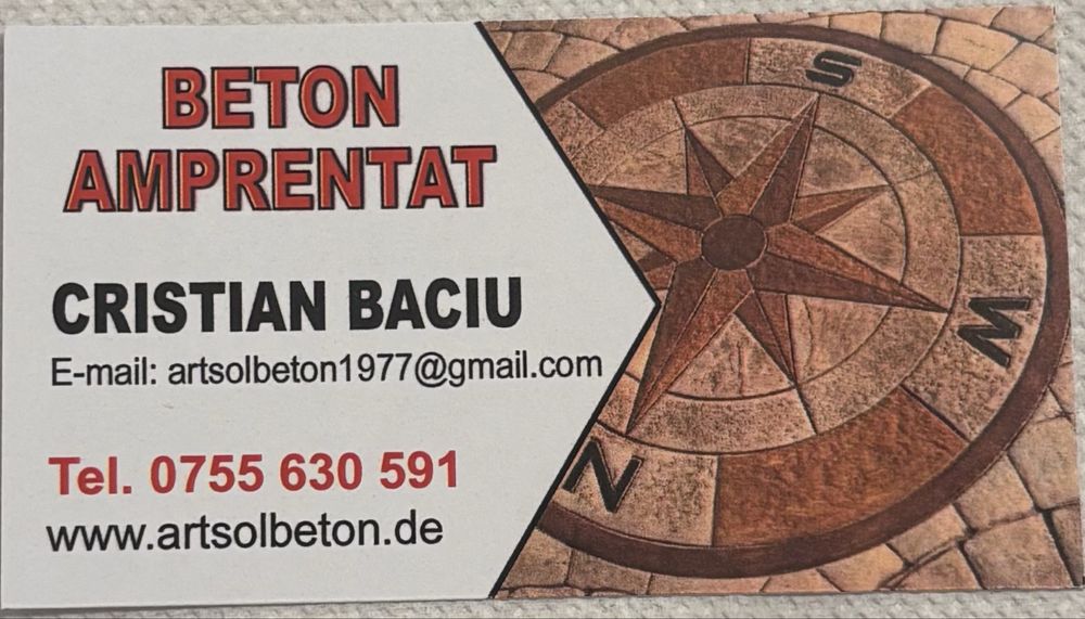 Servicii Beton amprentat